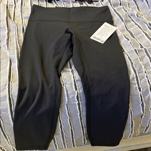 lululemon athletica wunder train ribbed HR crop 23” leggings